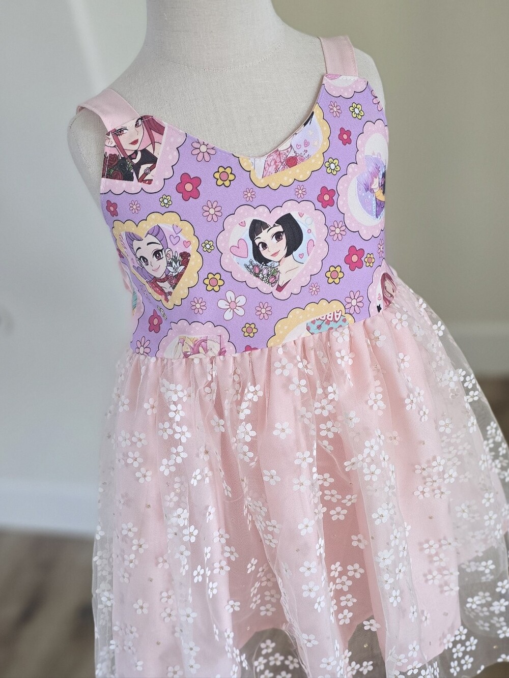 Floral K-pop demon hunters dress